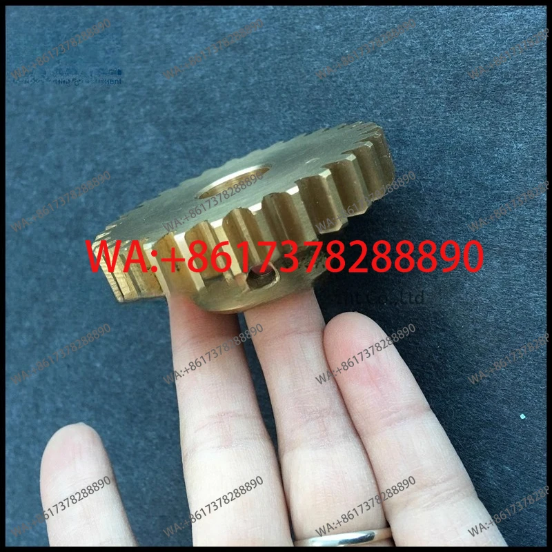 Water roller gear, copper gear 29 teeth, ghost roller gear, printing machine accessories, outer diameter 62MM