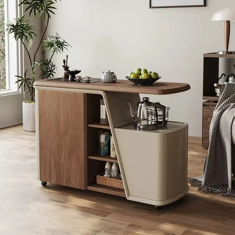 LH removable Kung Fu tea table integrated household small apartment living room balcony rotating tea table