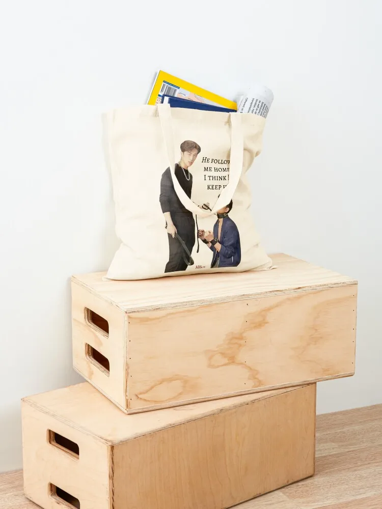 He Followed Me Home... I Think I'll Keep Him VegasPete Tote Bag Big bag women women bag free delivery bags