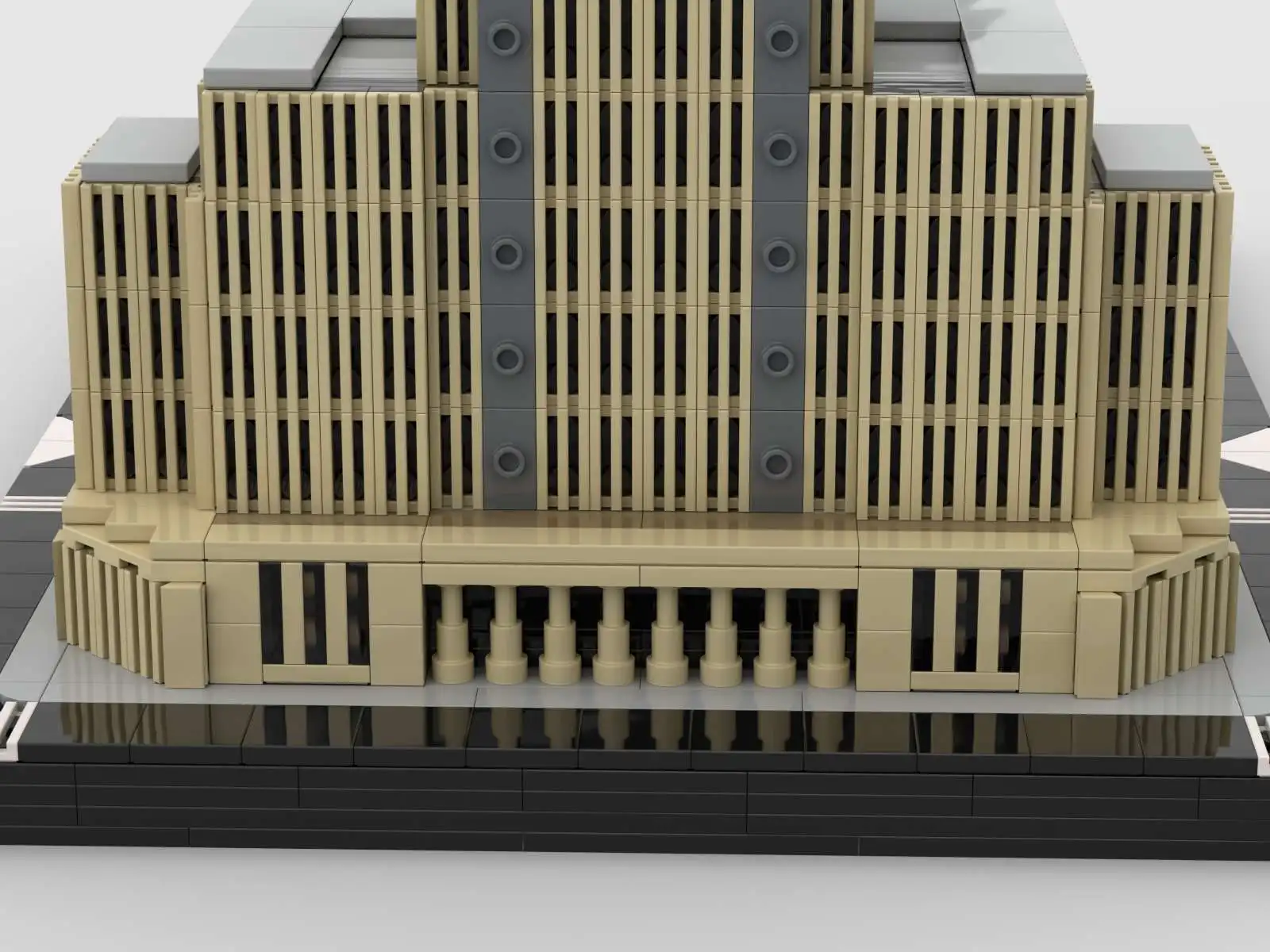 Bawół ratusz 1:650 narodowy punkt orientacyjny architektury 1693 sztuk MOC