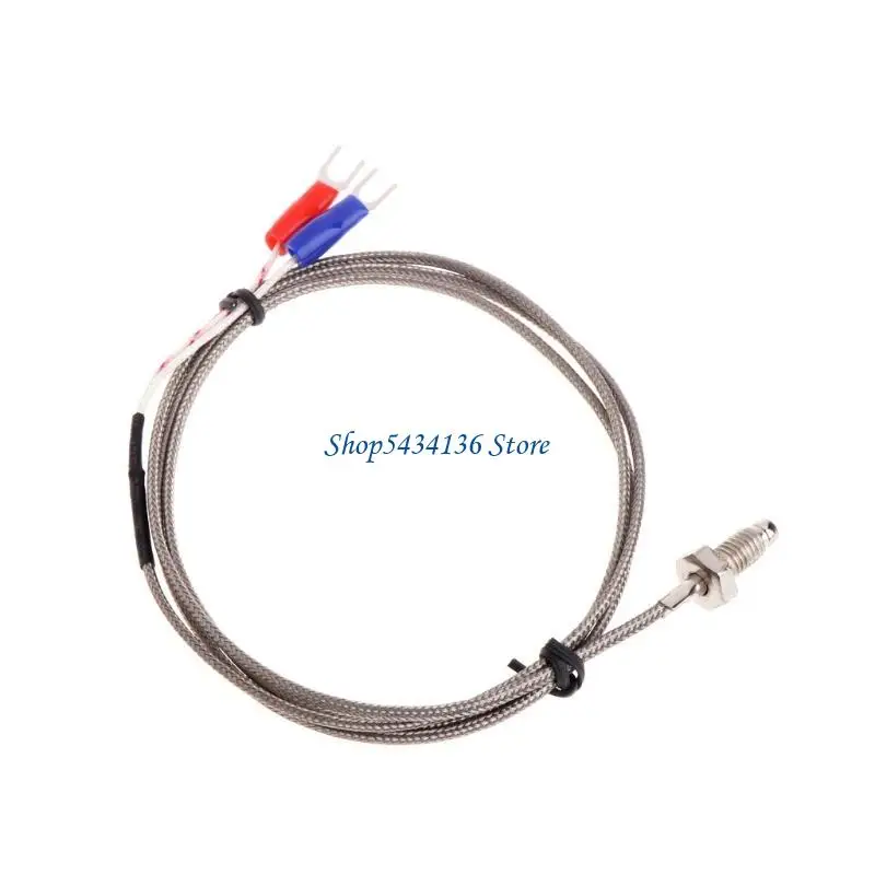 H7ed 1M Type K Thermocouple مسبار المسمار المستخدمة لمراقبة الآلات والسوائل