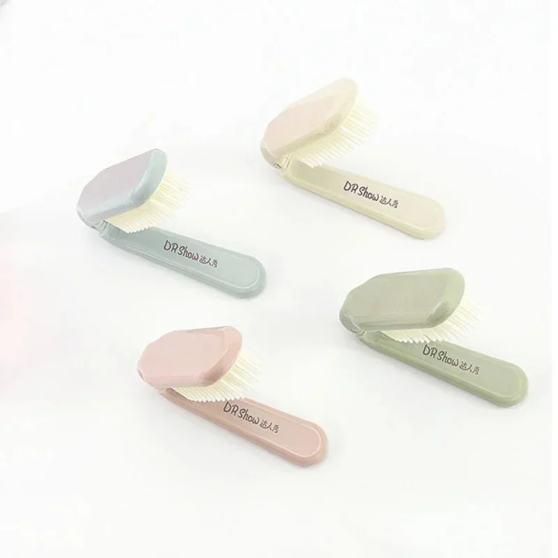 Multi-Color Small Fresh Design Mini Folding Portable Massage Comb – For Students & Ladies, Outdoor Portable Comb