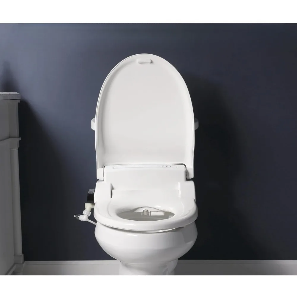 Bidet toilet seat,bathroom toilet seat,slow cover,white extended toilet seat,very suitable for postpartum use,bidet toilet seat