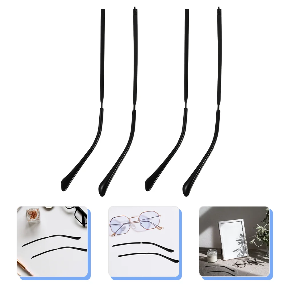 2 Pairs Spectacle Legs Metal Glasses Arms Universal Replacement Temple Accessories Eyeglasses Parts Stand Sunglasses Repair Kit