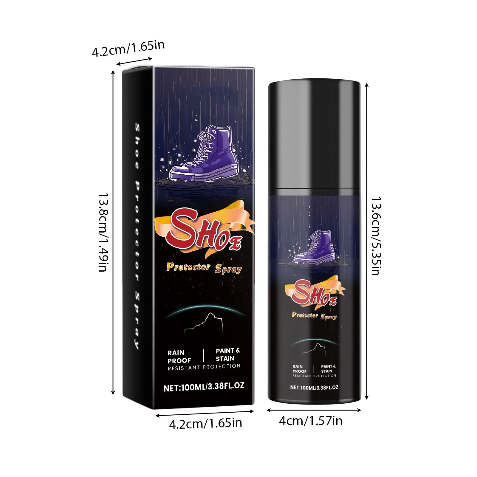 1 قطعة أحذية مقاوم للماء رذاذ شبكة الجلد المدبوغ مقاوم للماء معطف واق من المطر رذاذ يخترق بسرعة المواد العليا المقاومة للماء