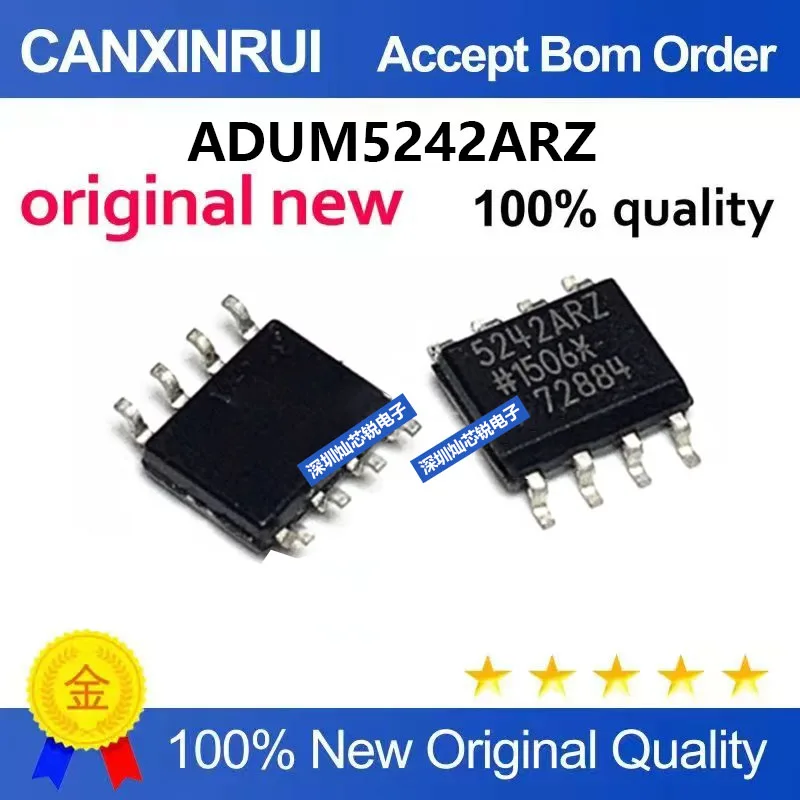 (5-100pieces)Brand New Original ADUM5242 ADUM5242ARZ SOP8 Digital Isolator Chip SOP8