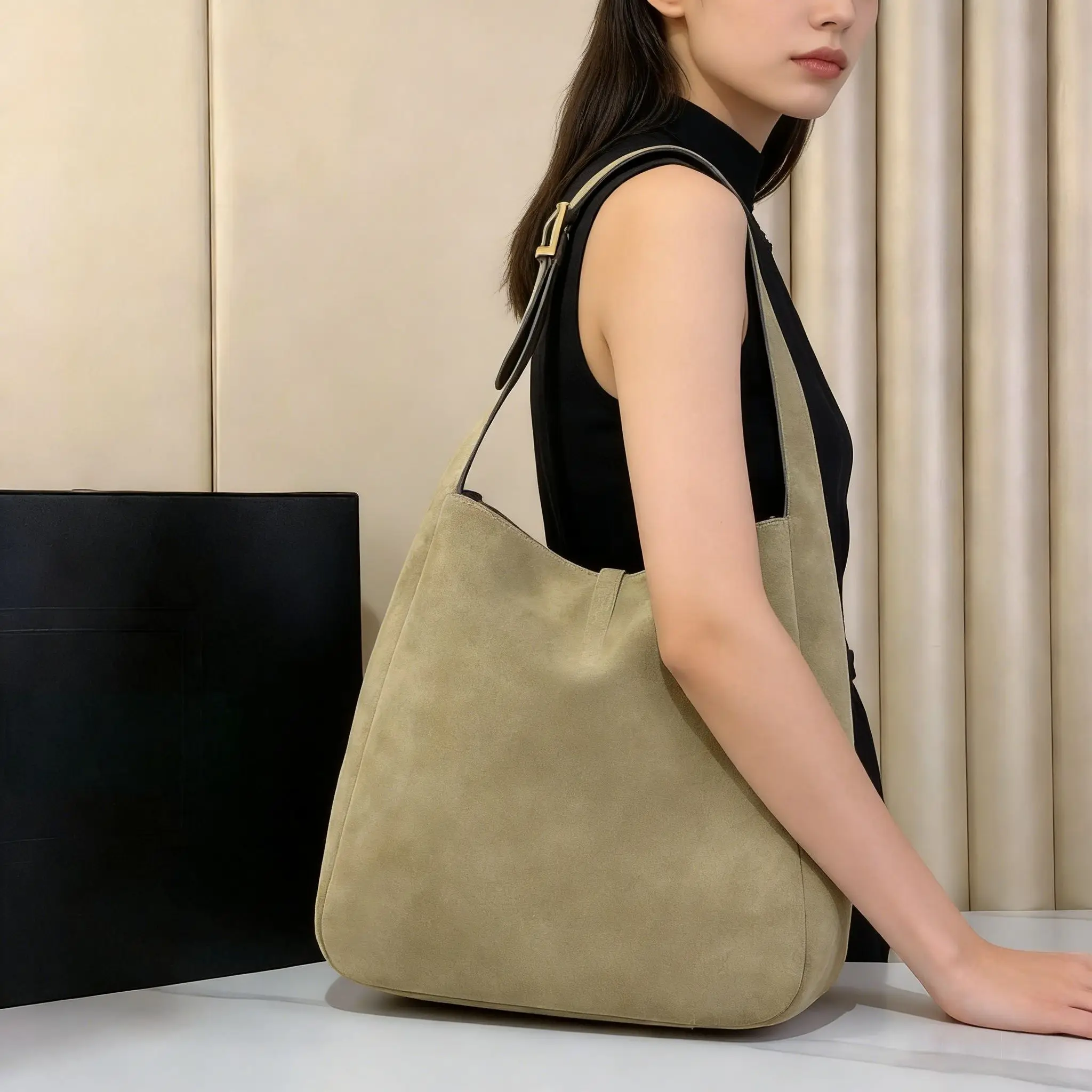 

Casual Large Capacity Shopper Totes High Quality Eco Reusable Grocery Handbag For Women Travel Shoulder Bags