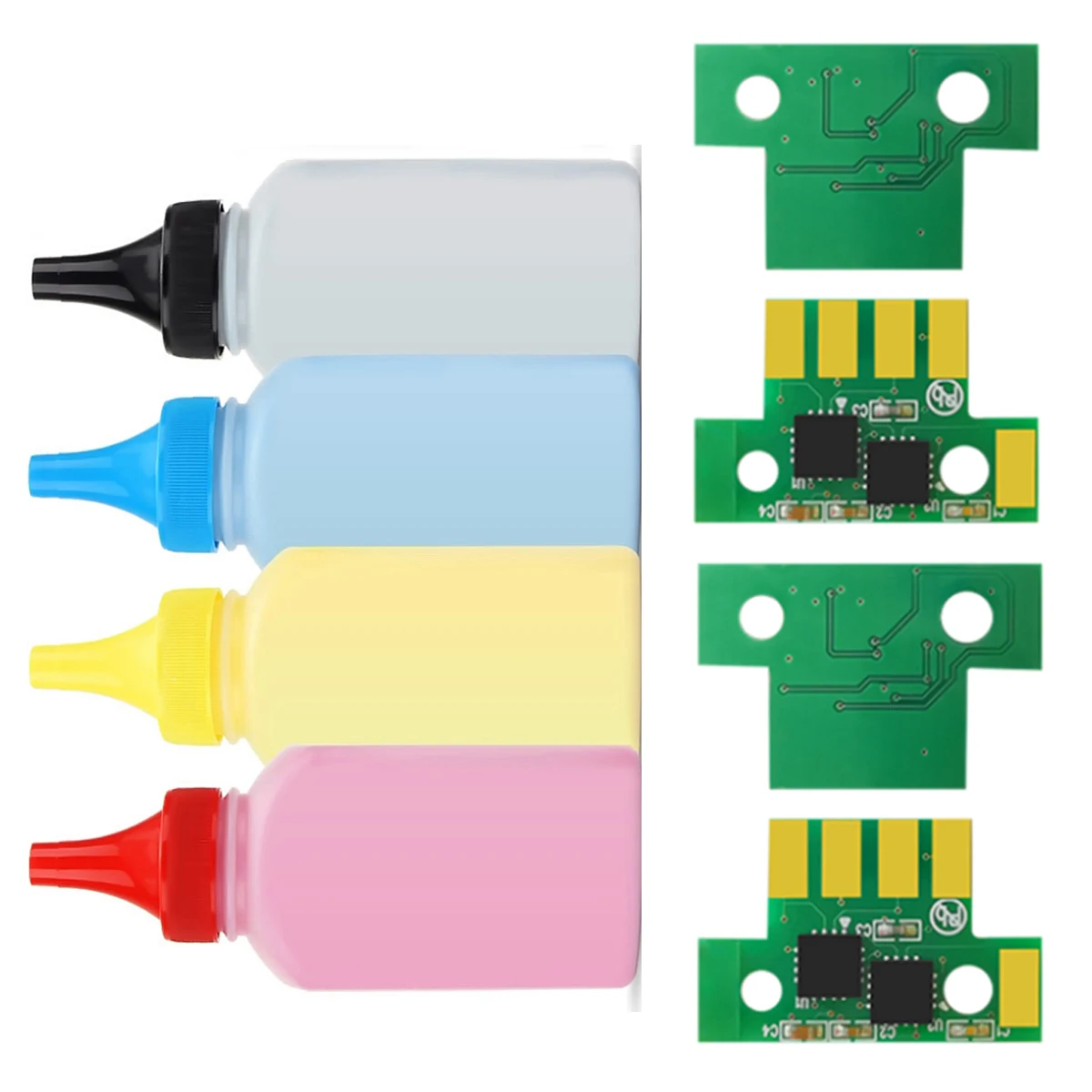 

1SET C2325 C2325dw C2535 C2425dw MC2425 Global Universal Toner powder Chip for Lexmark MC2640 MC2325 MC2535 printer toner