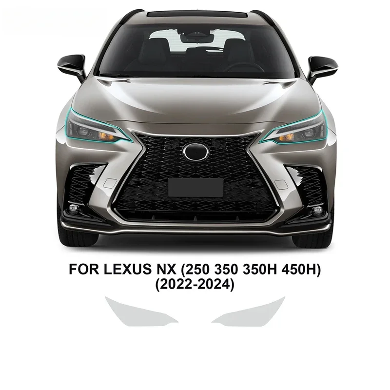 

TPU Headlight Film for Lexus NX 250 350 350H 450H 2022 2023 2024 Clear Pre Cut PPF Scratch Car Paint Protection Film Accessories