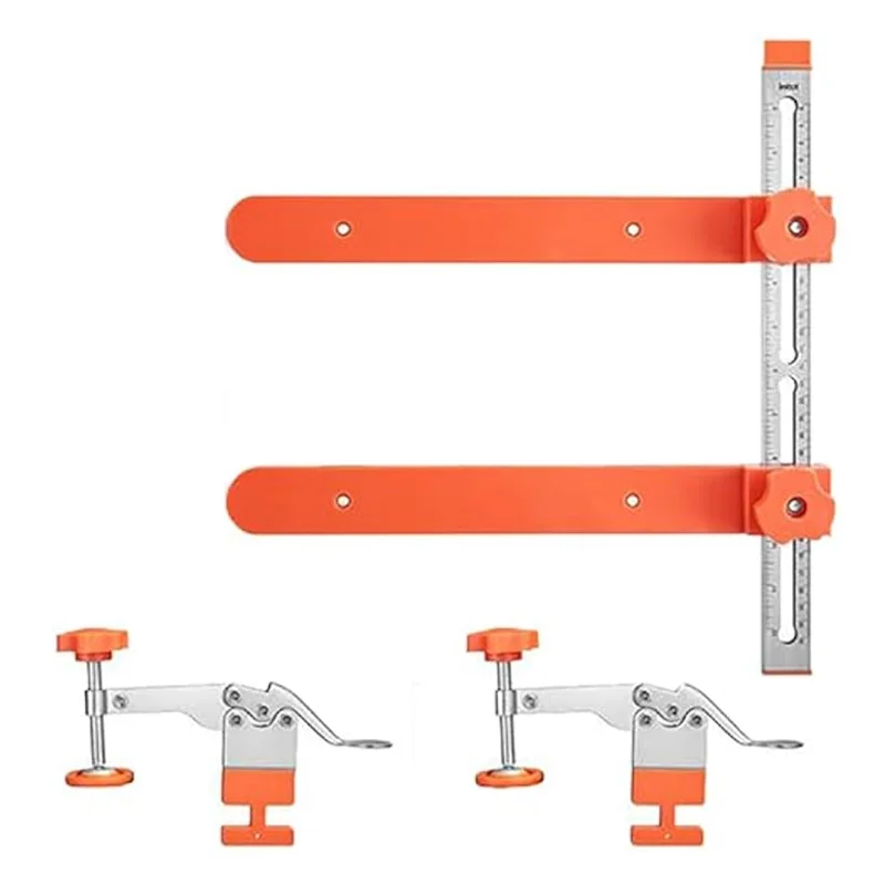 

A7THK-Advanced Drawer Slide And Cabinet Hardware Jig Kit For Accurate Shelving And Cabinetry