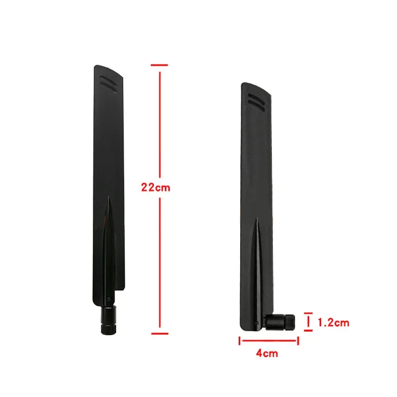 Antena plegable Omni SMA macho de alta ganancia, 433MHz, 18dBi, para modelo DTU, amplificador de señal, Radioaficiones, Walkie Talkies