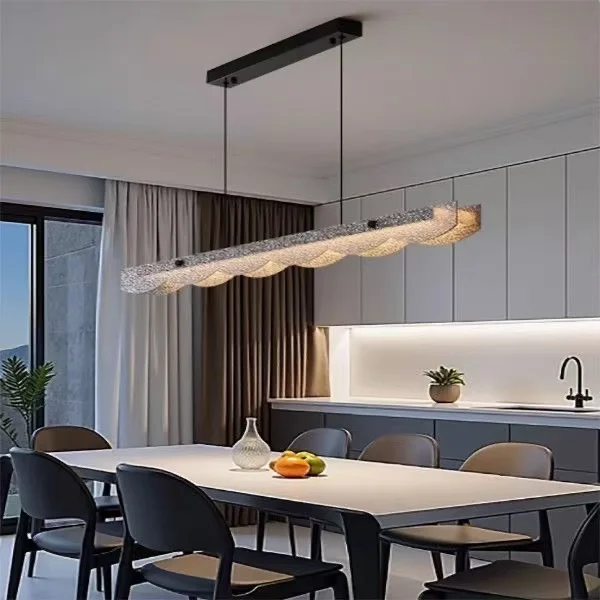 Italian restaurant chandeliers high-end modern island art creative design glass LED chandeliers light