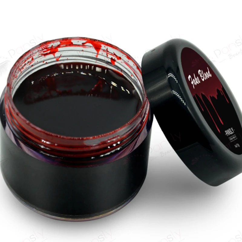 Face Make Up Scary Halloween Wound Bruises Fake Scars Body Paint Fake Blood 15g for Cosplays Make Ups Fancy Carnival Party Stage