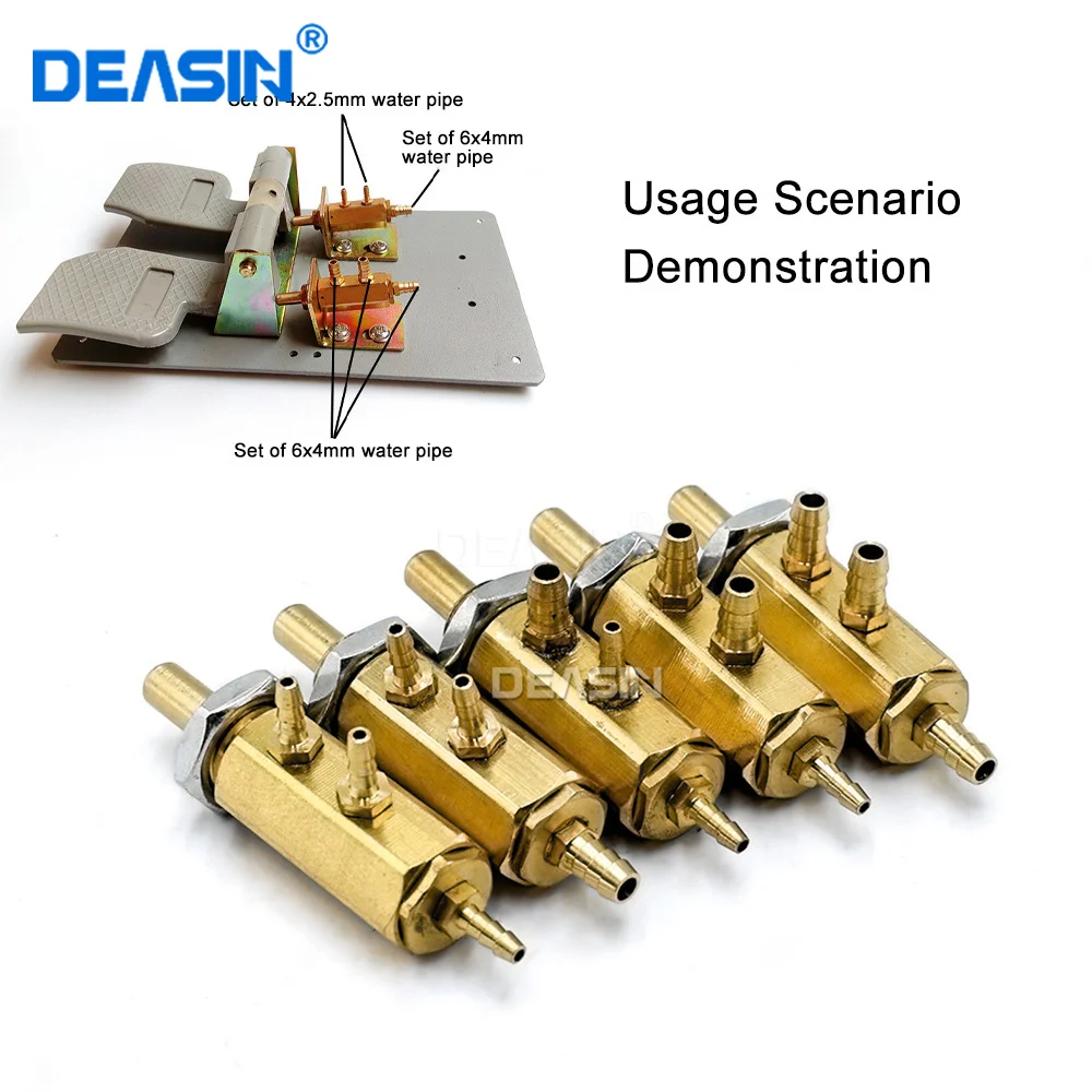 

1 PCS Dental Chair Unit Foot Pedal Switch Valve for Foot Control Switch Copper Valve dental accessories