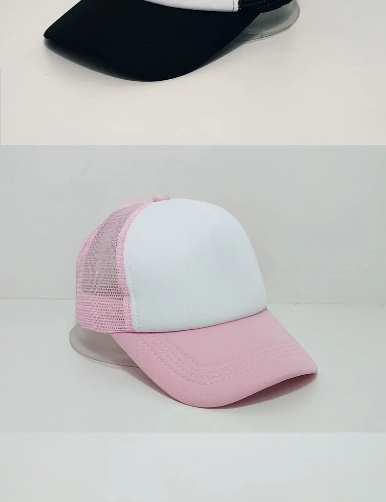 Hochwertige Freizeit-Mesh-Mütze Großhandel Herren-Baseballkappe Damen-Tennis-Mütze mit individuellem besticktem Logo Schwamm-Patchwork-Mesh-Kappe – Detail 5