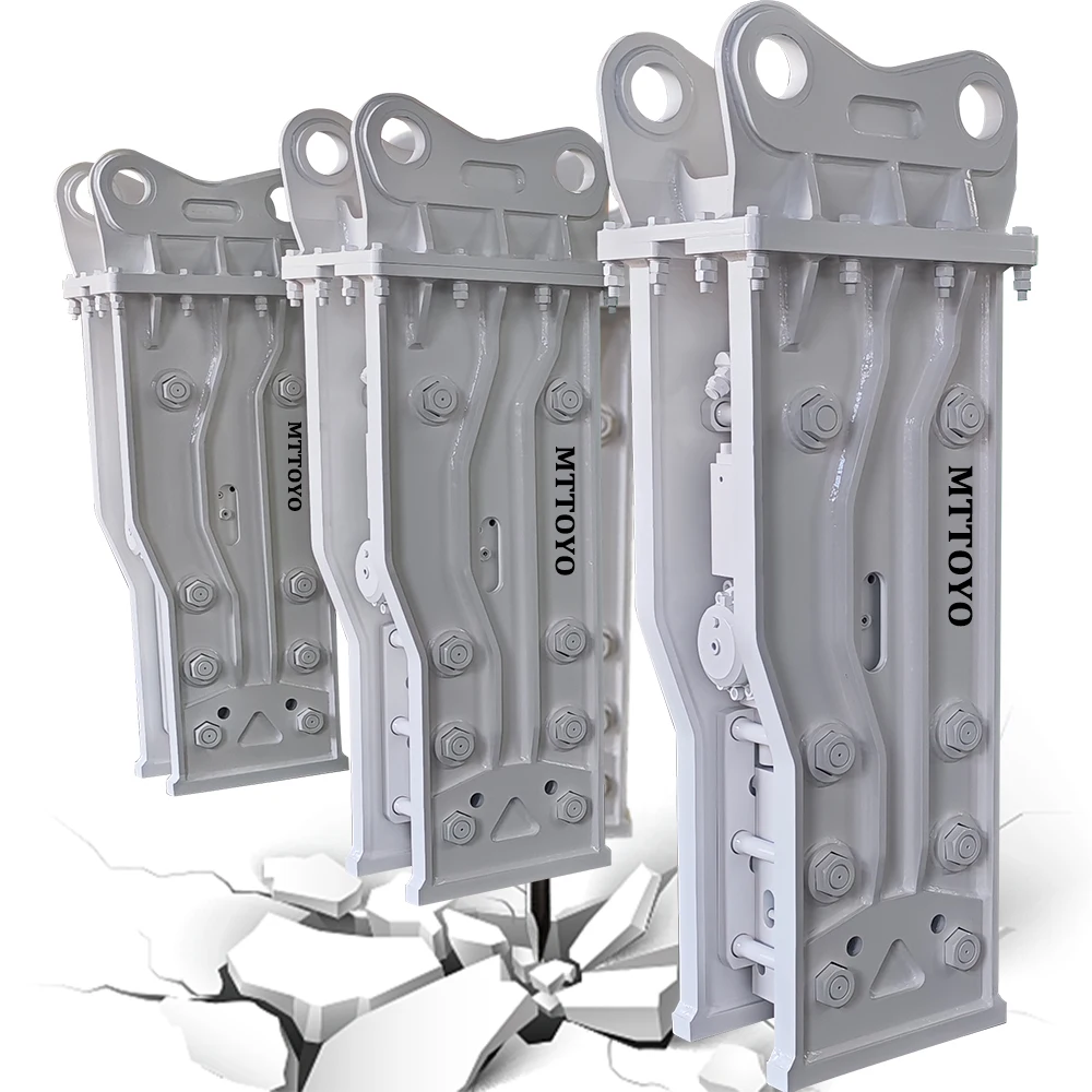 HB50G Nuovissimo interruttore idraulico durevole ad alte prestazioni da 18 a 25 tonnellate per strumento di demolizione dell'edilizia dell'escavatore