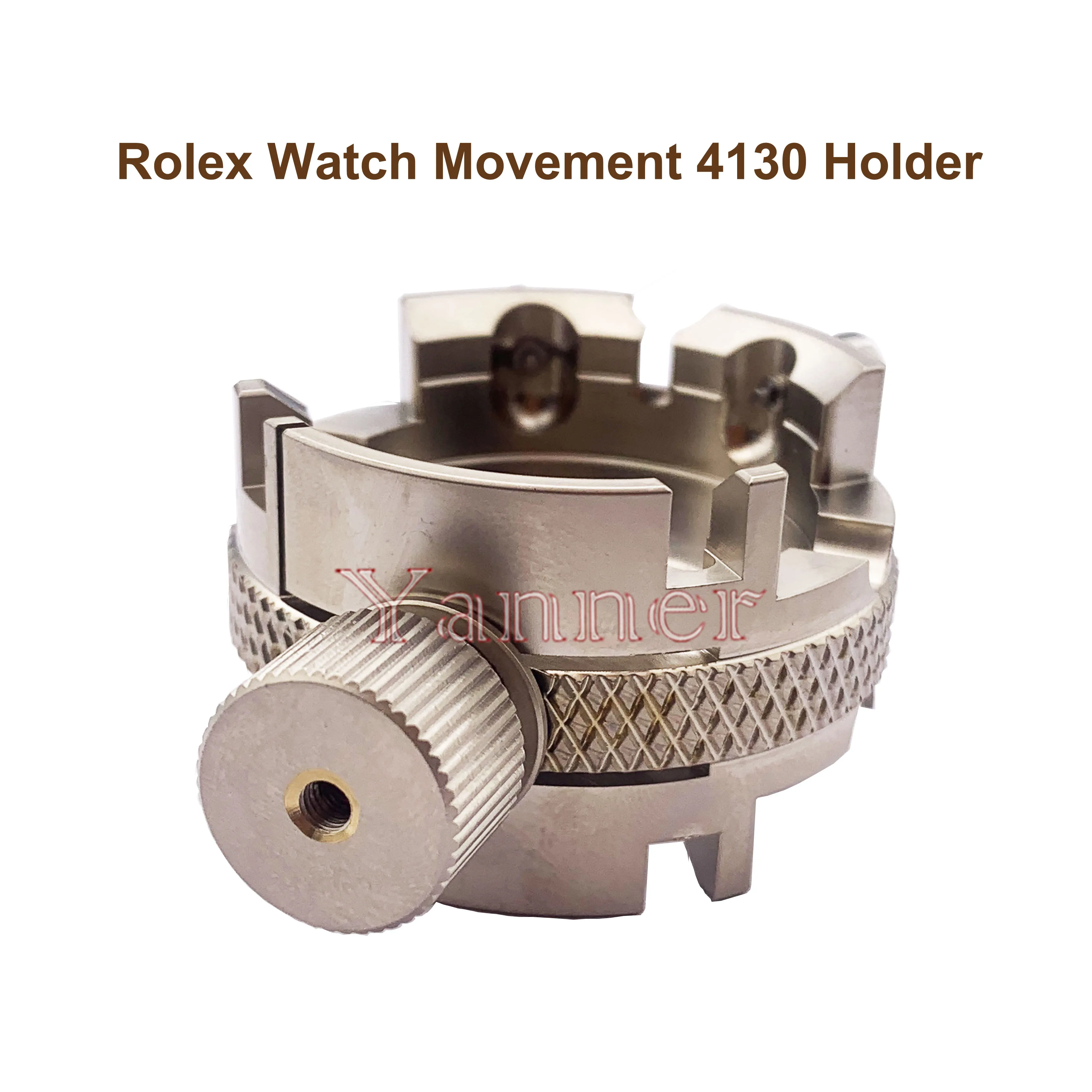 4130 Watch Movement Holder Support Steal Clamp Watchmaker Tool for  Rolex Movement