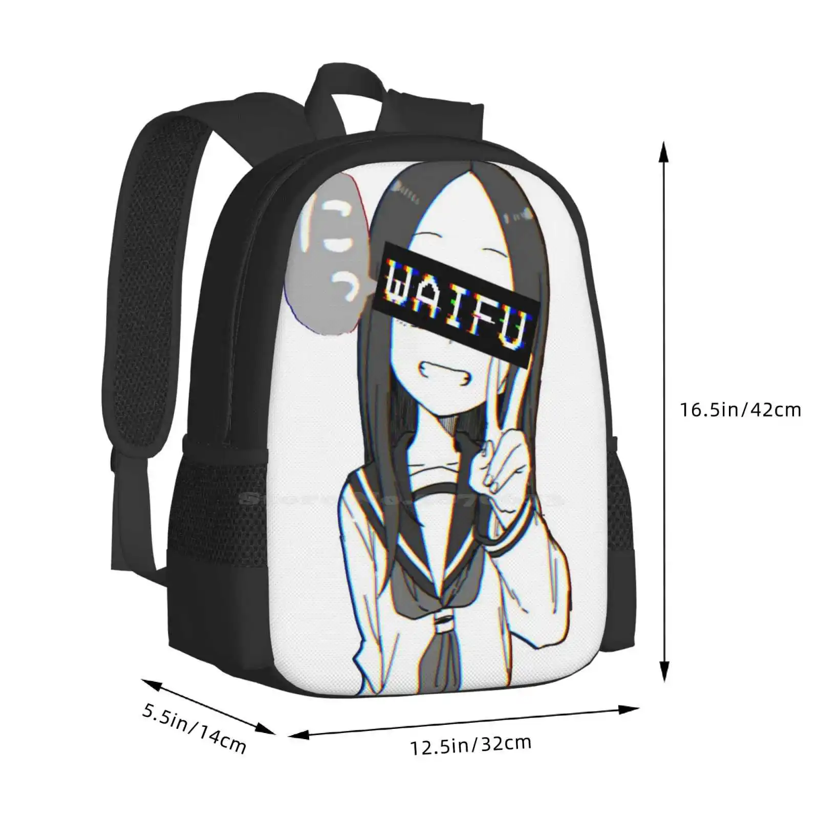 Plagerige Meester Takagi-San-Takagi Waifu Modepatroon Ontwerp Reis Laptop School Rugzak Tas Plagen Master Takagi San