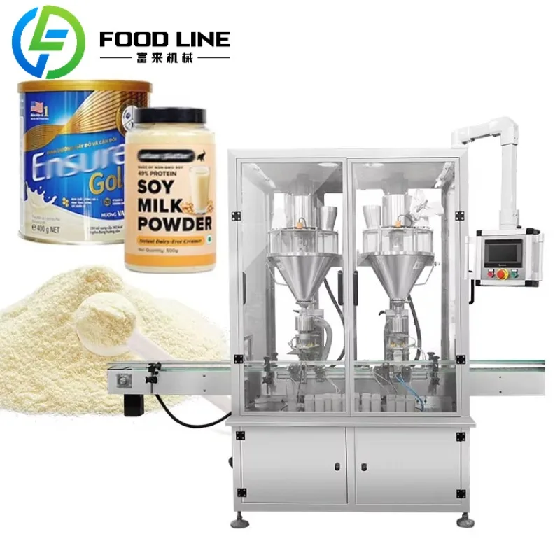 Automatic Auger 2kg 2.5kg Soy Milk Powder Bottle Jar Can Filling Machine