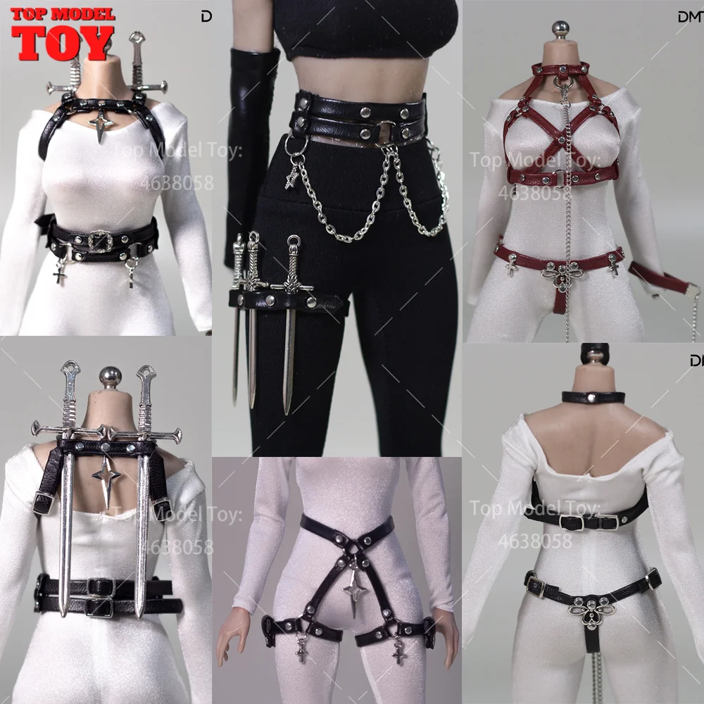 DMTOYS DP008 DP009 DP010 DP011 1/6 Waistband Leg Bindings Knife Model For 12'' TBL ANT Female Male Soldier Action Figure Body