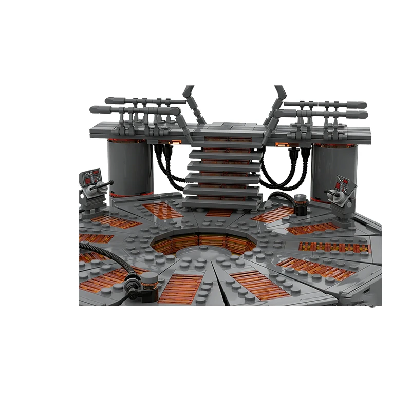 845 PCS Customize Carbon-freezingchamberDiorama MOC Customize Modular Building Block Creative Design DIY Boys Assembly Toy Gift view 3