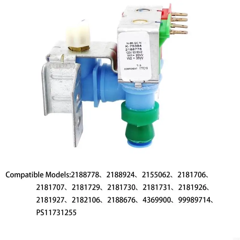   Advanced Refrigerator Water Entrance Gate Continuous Installation Consistent Multiple OEM Part Numerals