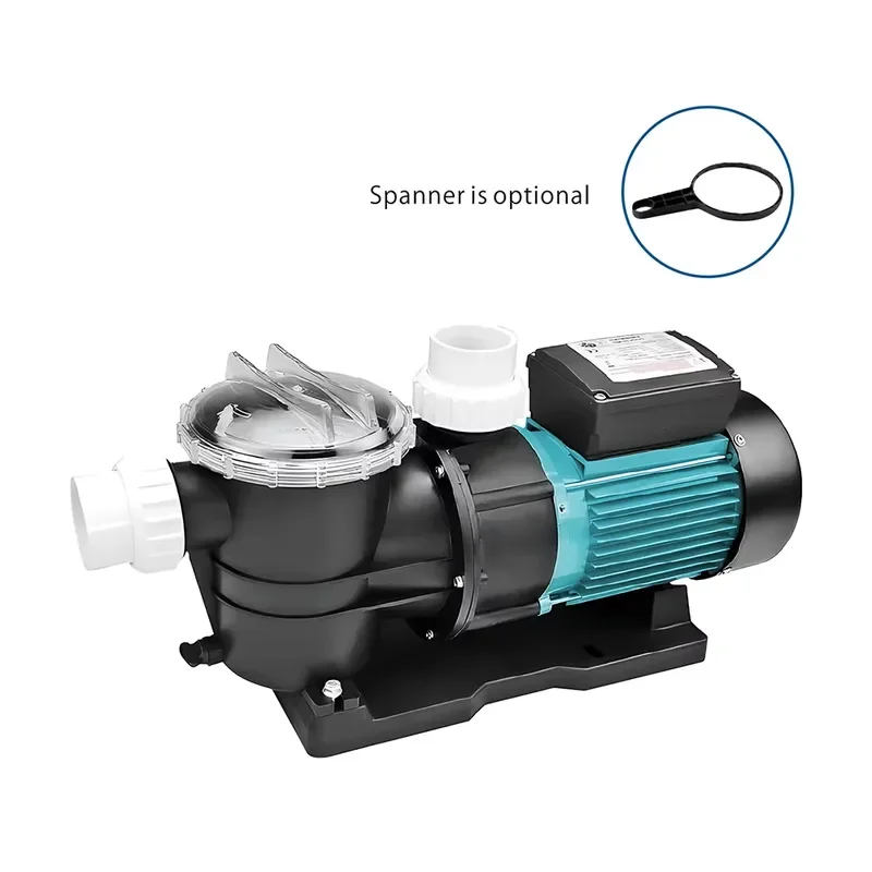 High Flow Swimming Pool Pump with Filter Housing Complete Set for Above Ground Inground Pools Efficient Water Circulation