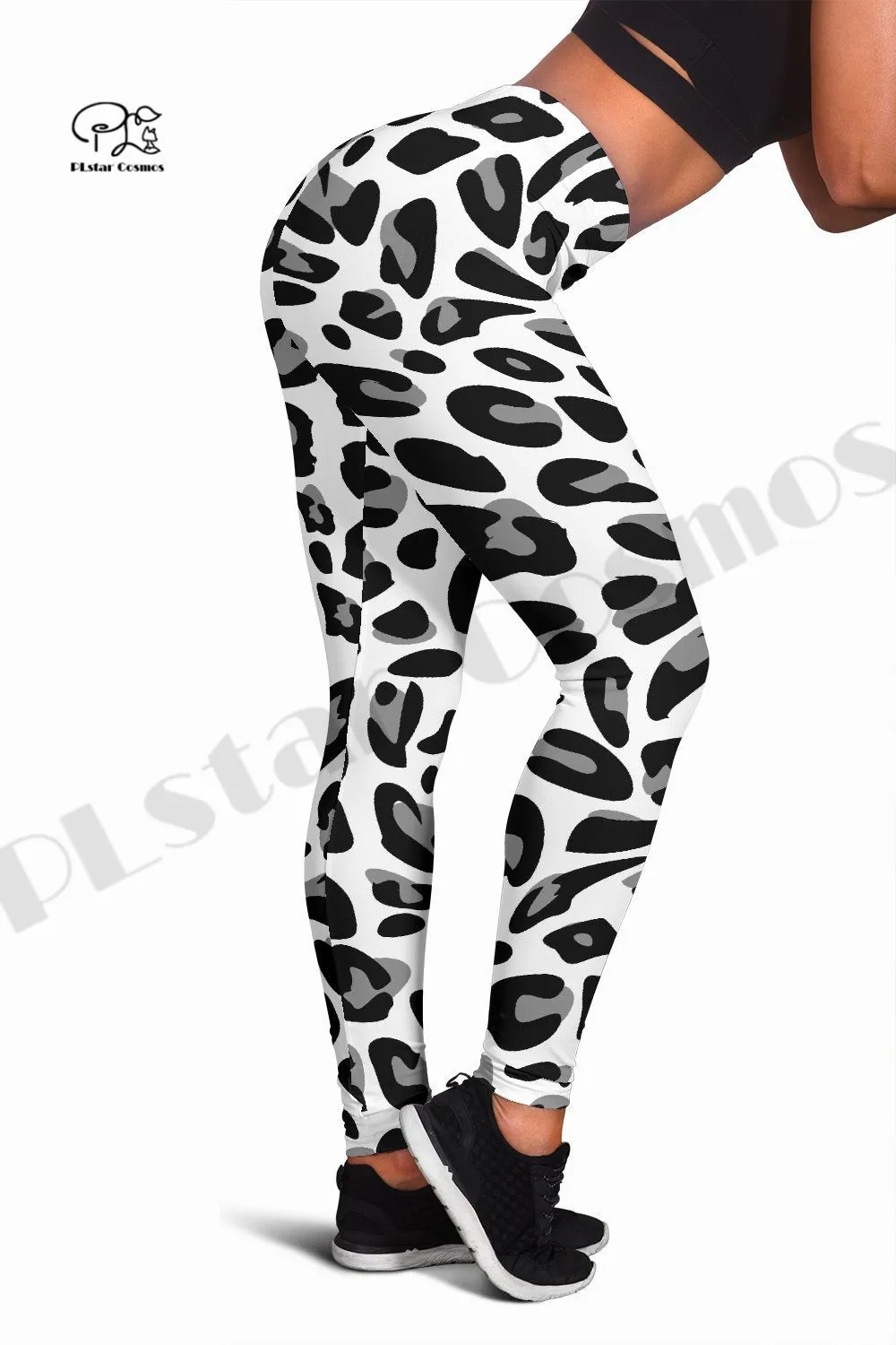 PLstar Cosmos najnowszy Leopard wzór skóry węża 3d print legginsy US rozmiar legginsy treningowe obcisłe spodnie Sexy siłownia legginsy 1