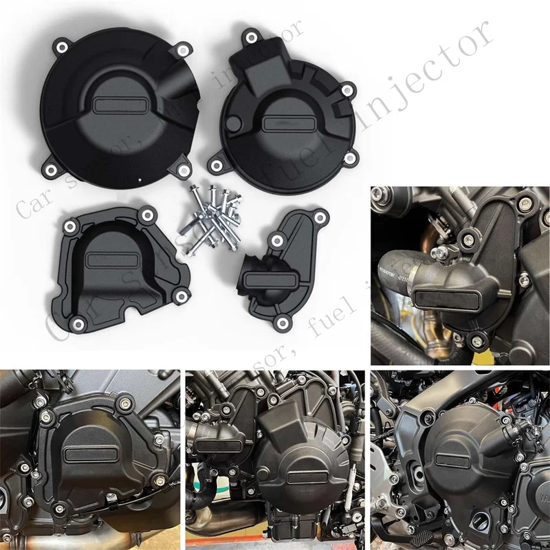 Q+ Engine Guard Hood Protection For Yamaha MT-09 MT09 FZ09 XSR900 2021 2022 2023