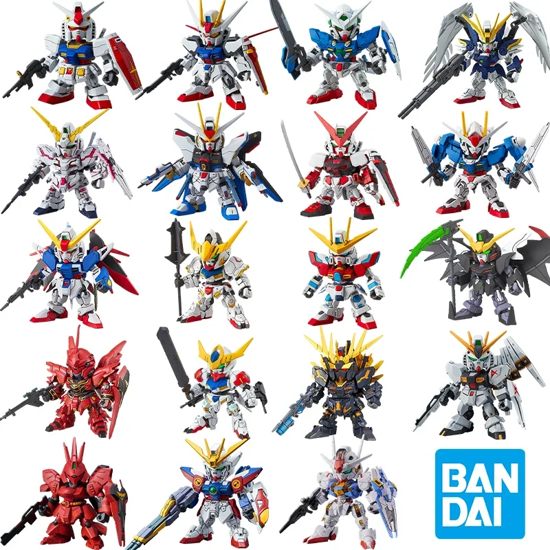 【セール中】バンダイ ガンダム アクションフィギュア SDEX シリーズ モデルキット RX-78-2 エールストライク エクシア 00 ガンダムユニコーン アストレイ レッドフレーム バルバトス モデル