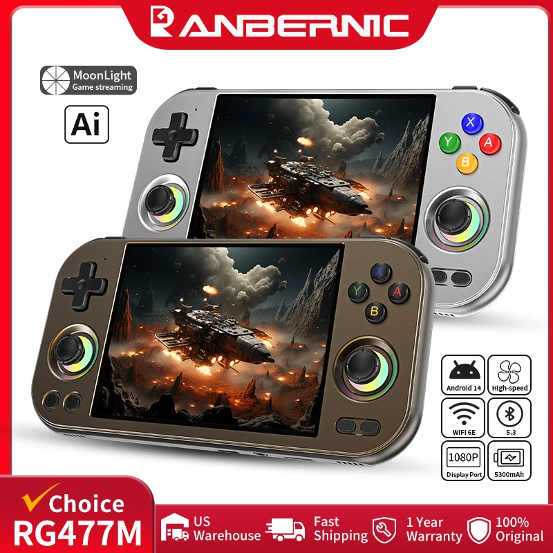 Anbernic RG 477M Handheld Games Console 4.7