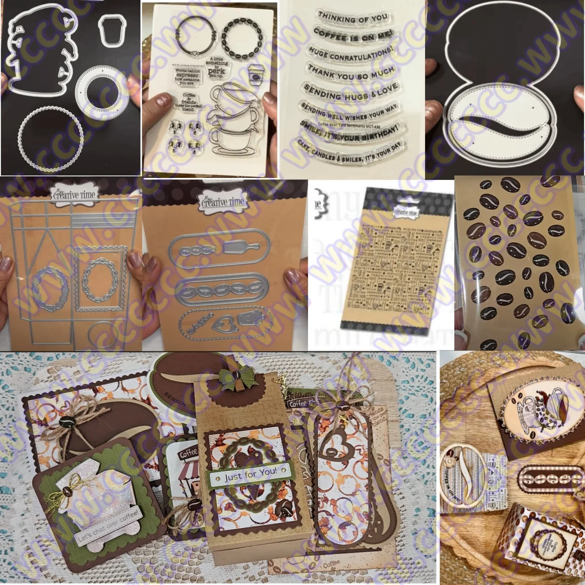 

Craft Clearance 2025 New Gonme Coffee cup Metal Cutting Dies Clear Stamps Decorating Scrapbook Diy Paper Card Album Embossing