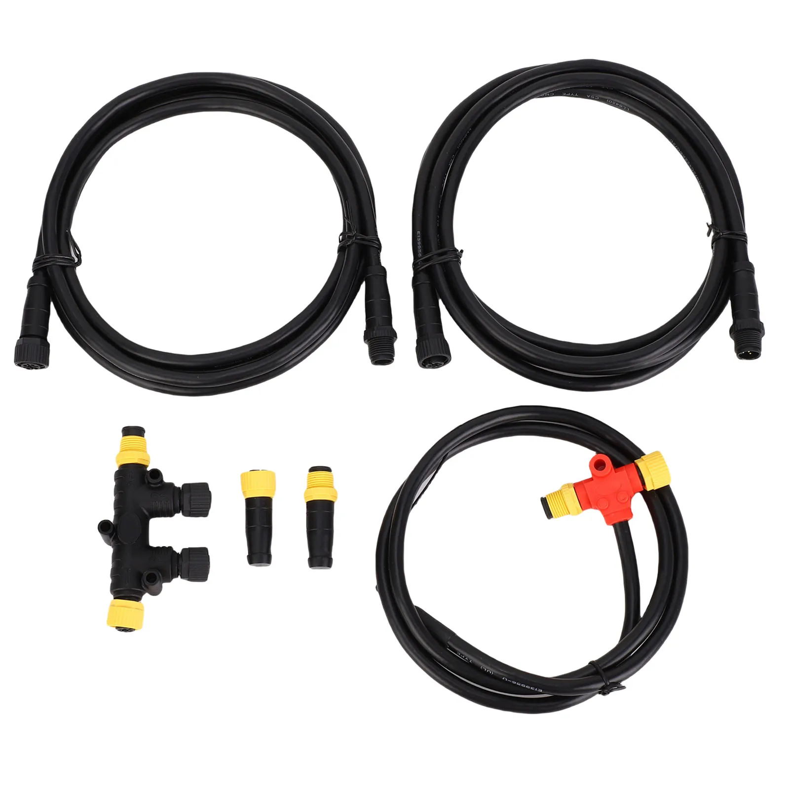 Marine Grade NMEA 2000 Starter Kit Rainproof Stable NMEA 2000 Connector Kit Easy To Install for Complete Communication Network