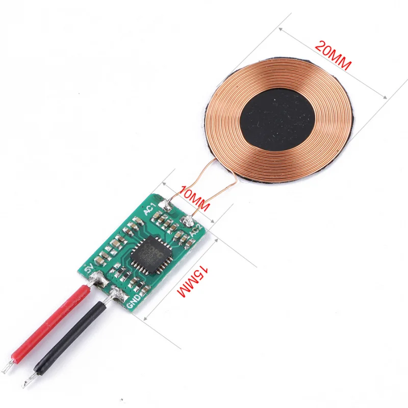 

Custom. Custom small coil wireless receiver module with wireless 5V 5W power battery wireless charging