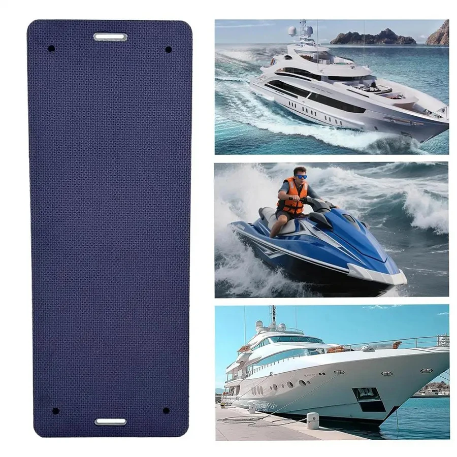 2 Größen zur Auswahl: Großer Flachfender zur Kratzschutz für Yacht, Motorboot, Boot – 3-lagiger EVA-Bootsfender mit Seil