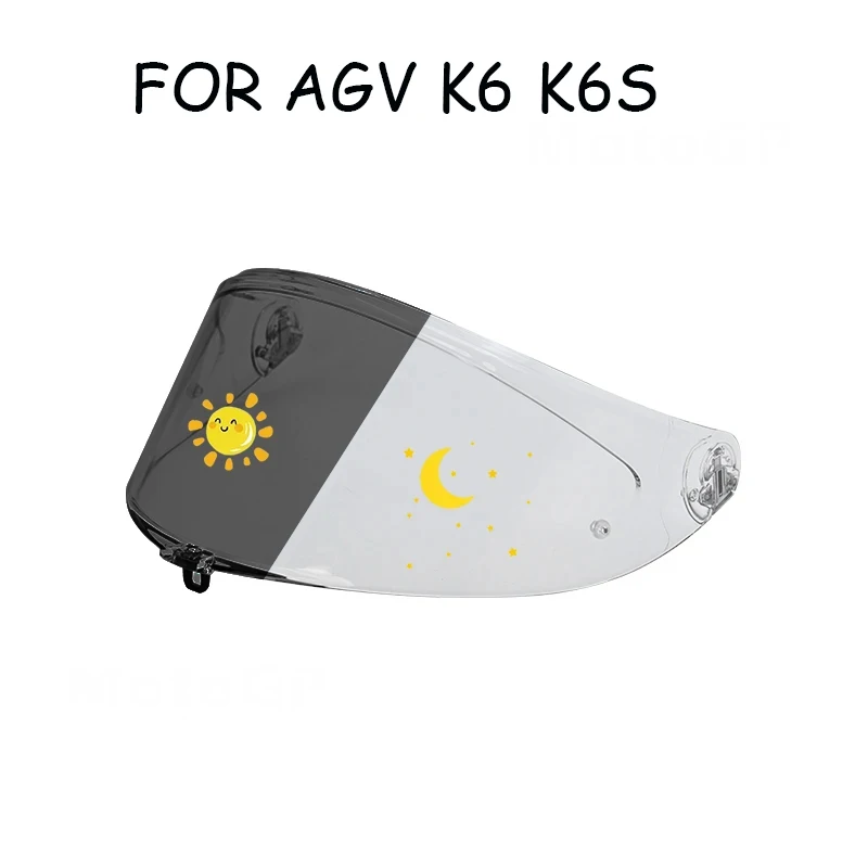 

Photochromic Visor for AGV K6 K6s Helmet Glasses Screen Shield Windshield Accessories Parts Autochromic lens