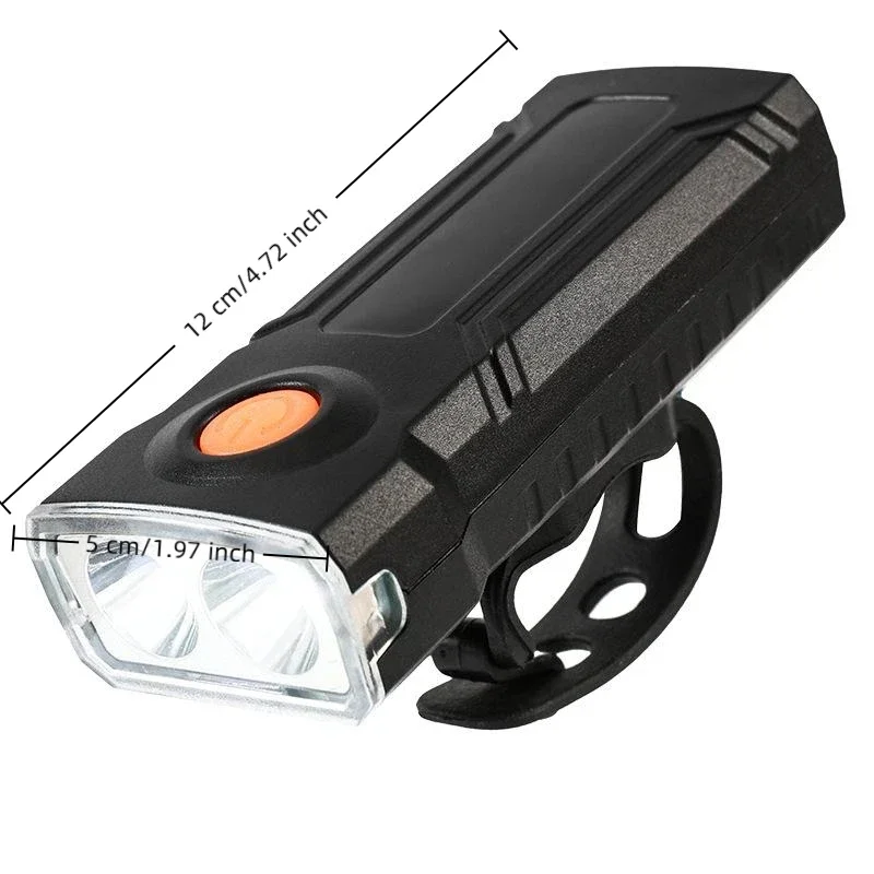 

Rechargeable Mini Bike Light Night Safety Warning Taillight Front Rear Bicycle Lamp LED Highlight Riding Bicycle Light