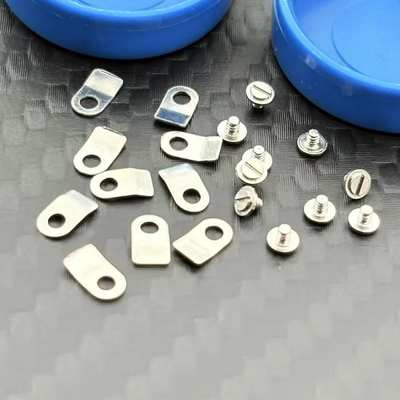 Watch movement accessories, compatible with 2824 2836 2834 2846 movements Fixing plate and firmware screws(10 sets)