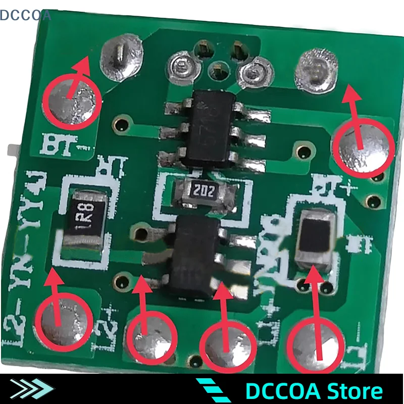 Strong Light Torch Driver Board Circuit Board DIY Circuit Board Typec Charging Port Charging And Discharging Integra Module