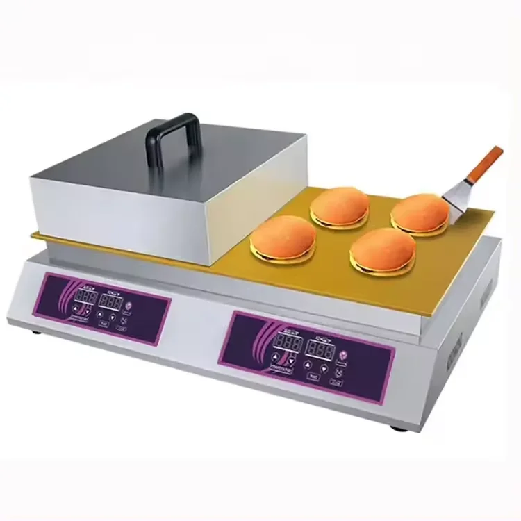 Electrical Heat Single and Double Pan Fluffy  Souffle Pancake Machine Pancake Making Machine