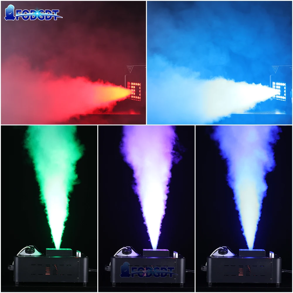Von EU 24 Stück LED RGB Nebelmaschine 3IN1 Bühne Spezialausrüstung DMX512 Vertikale Nebelmaschine für DJ DISCO Hochzeit Bar Party