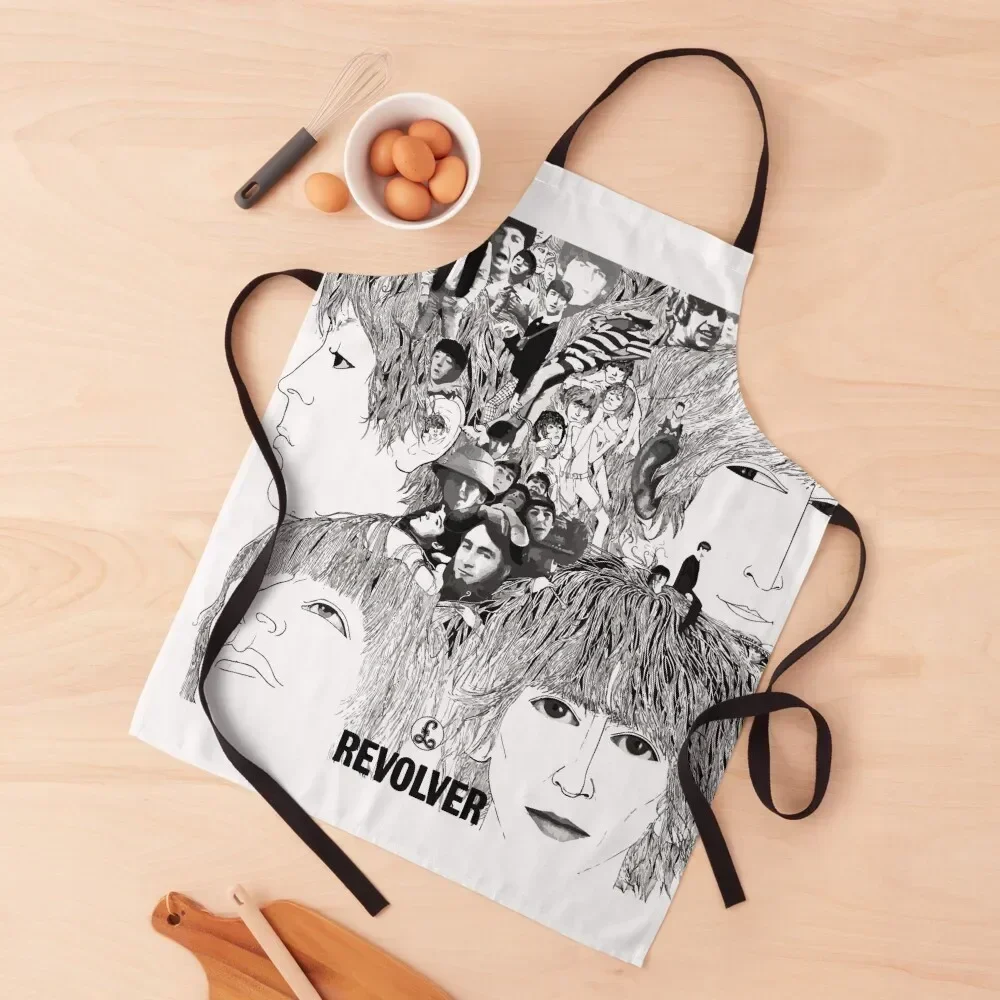 Revolver Album Cover Apron Kitchen Women japanese woman For Kitchen Apron