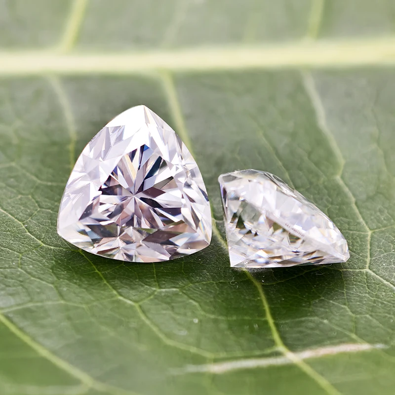 Real D Color Moissanite Stone with Certificate Trilliant Cut GRA Certified Moissaita Loose Stone Moisanite Gemstone Pass Tester