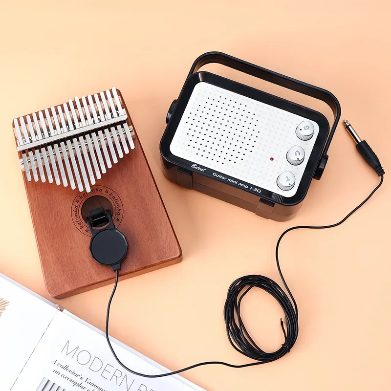 Mini Soundbox Kalimba Ukulele Fingerpiano Pickup Device Mini Speaker Electroacoustic Music Instrument Accessories