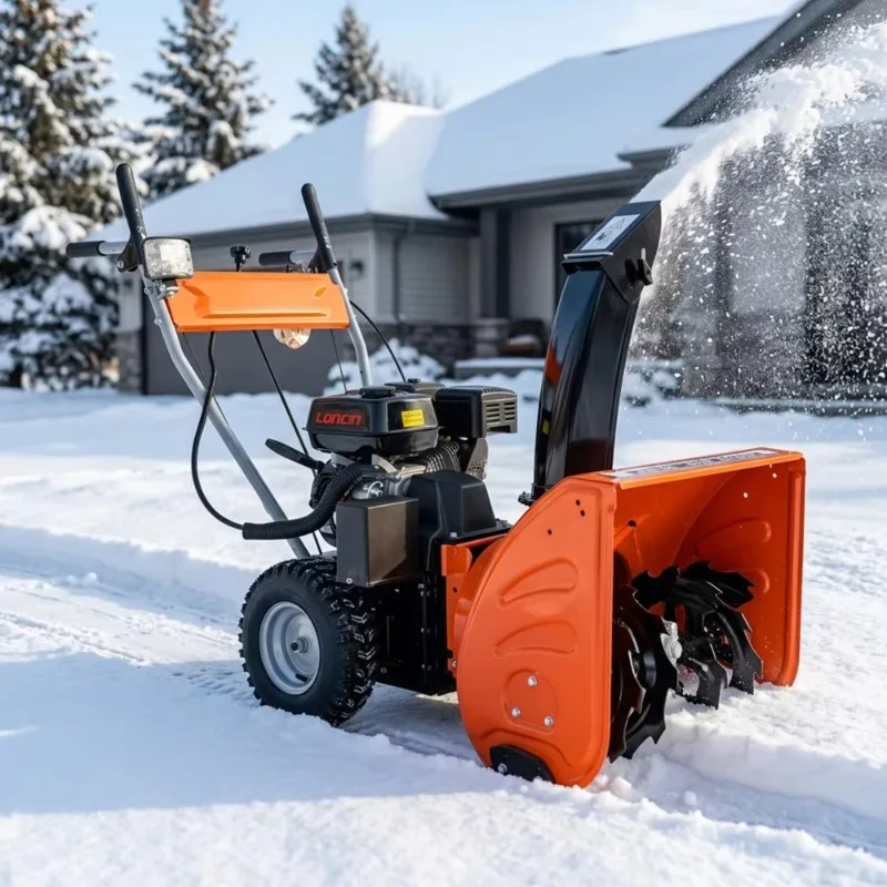 Professional Snowblower 6.5hp Snow Thrower Machine Cheap Brush Snow Sweeper for Sale
