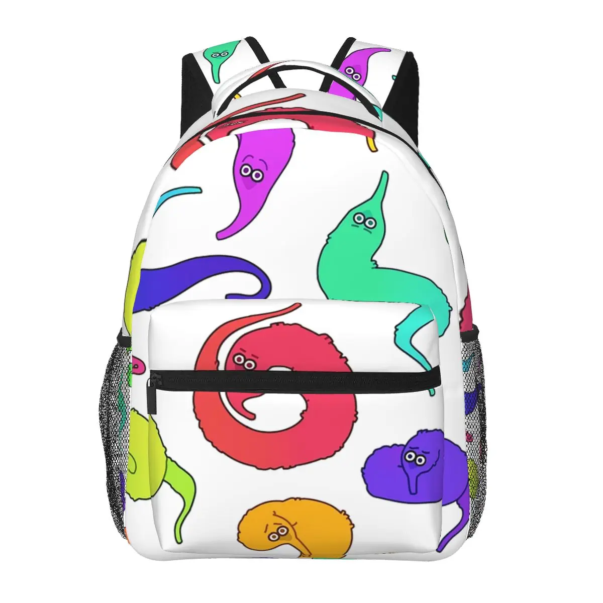 Oh, Worms On A String Backpacks Boys Girls Bookbag Children School Bags Cartoon Laptop Rucksack Shoulder Bag Large Capacity