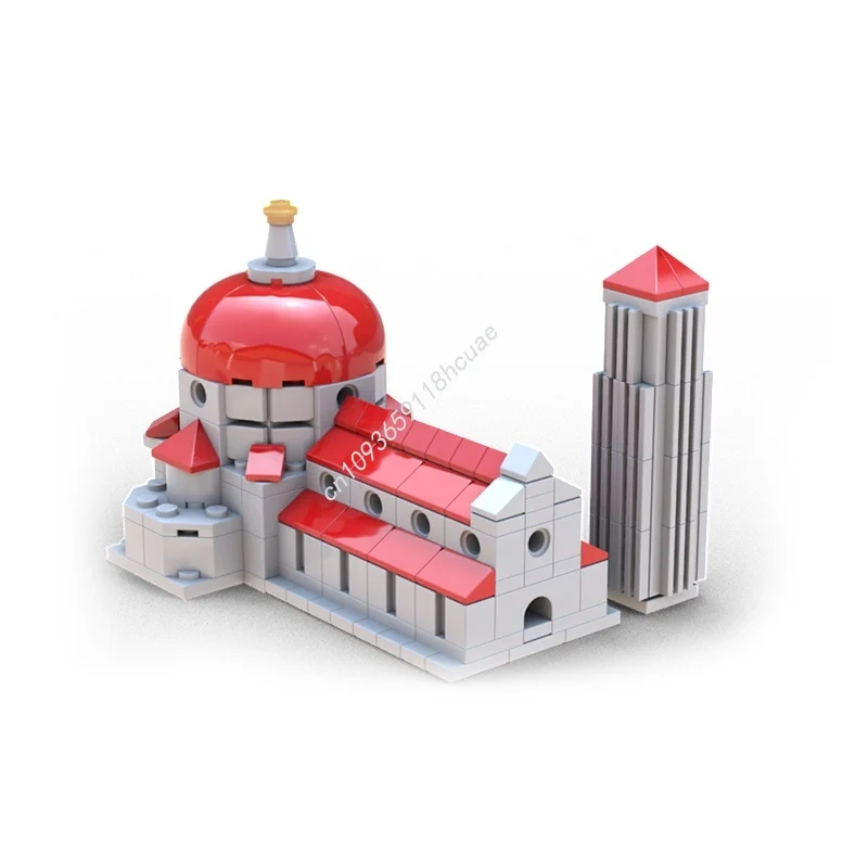 234pcs MOC Duomo Di Firenze Cathedral Florence Model Building Blocks Architecture Assemble Toy Idea Brick Christmas Gifts Kids