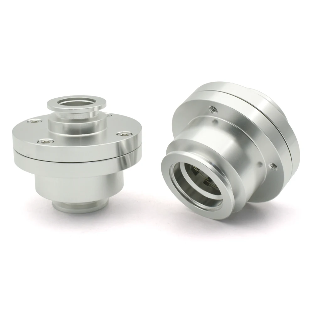 KF25 KF40 Aluminum Alloy One-way Inline Check Valve Lift Check Valve, Suitable For Homemade Vacuum Pumps