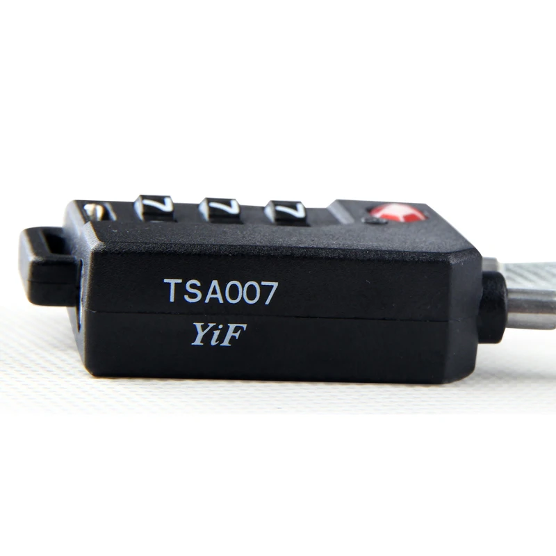 숫자 암호 잠금 TSA 철사 잠금 장치, 여행 가방 수하물용 세관 코드 잠금 장치, 1 개, 2 개