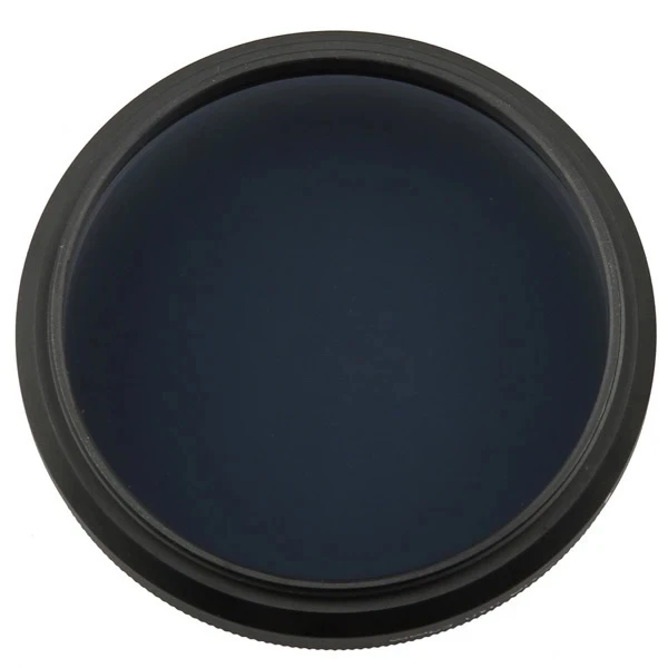 Fotga-filtro de lente azul ND, atenuador de Color ajustable Delgado, reducción de luz de 58/67/72/77mm